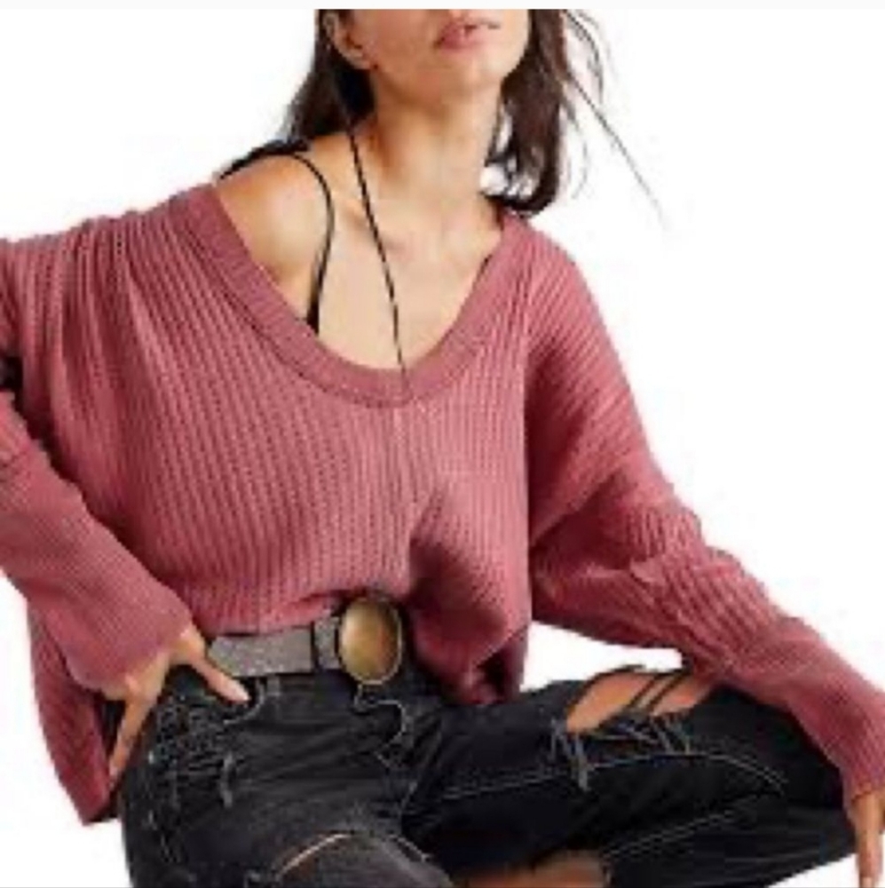 NWT Free People New Magic Thermal Top